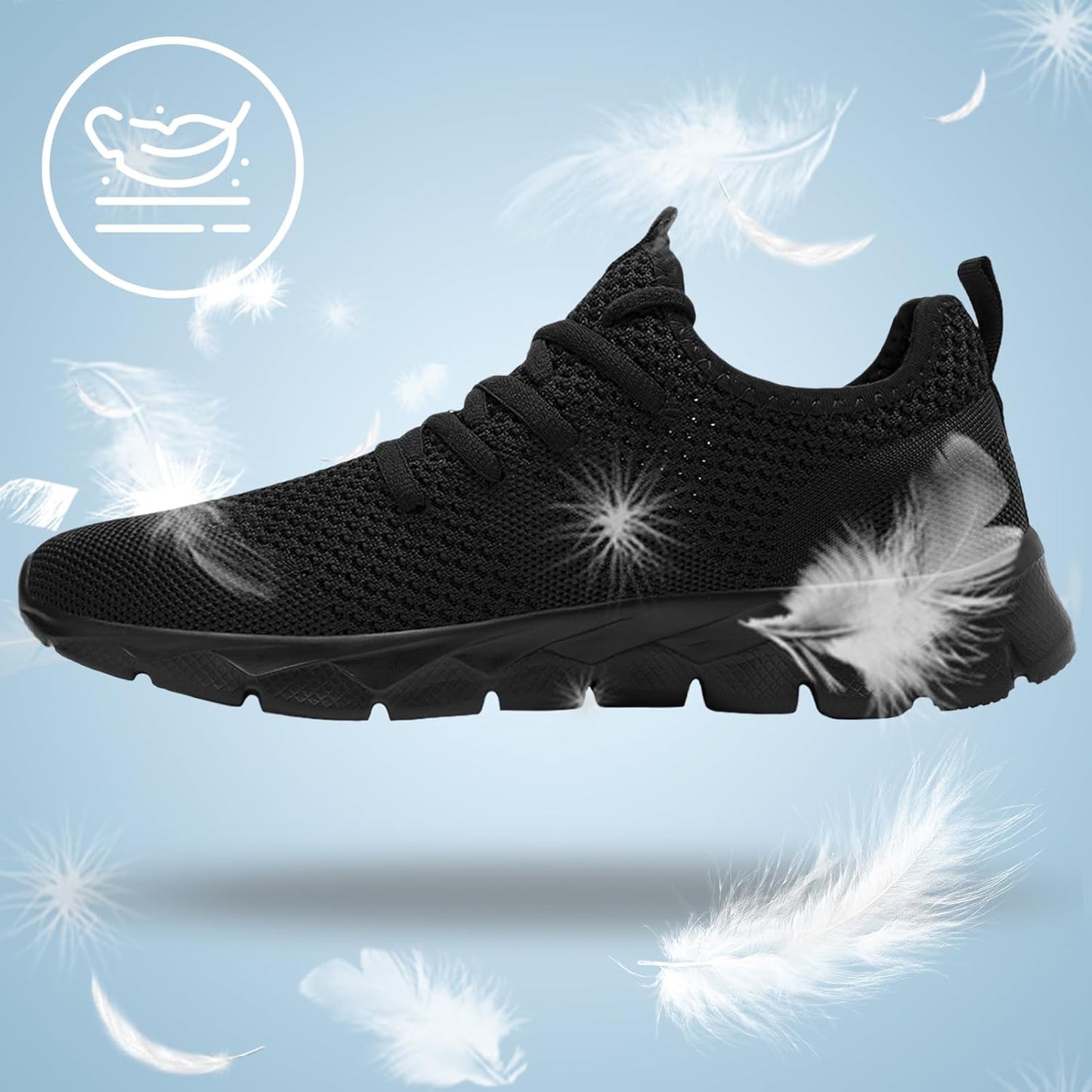 Oltyutc Mens Trainers Running Walking Mesh Slip On Shoes Lightweight Comfortable Badminton Gym Tennis Sneakers Athletic