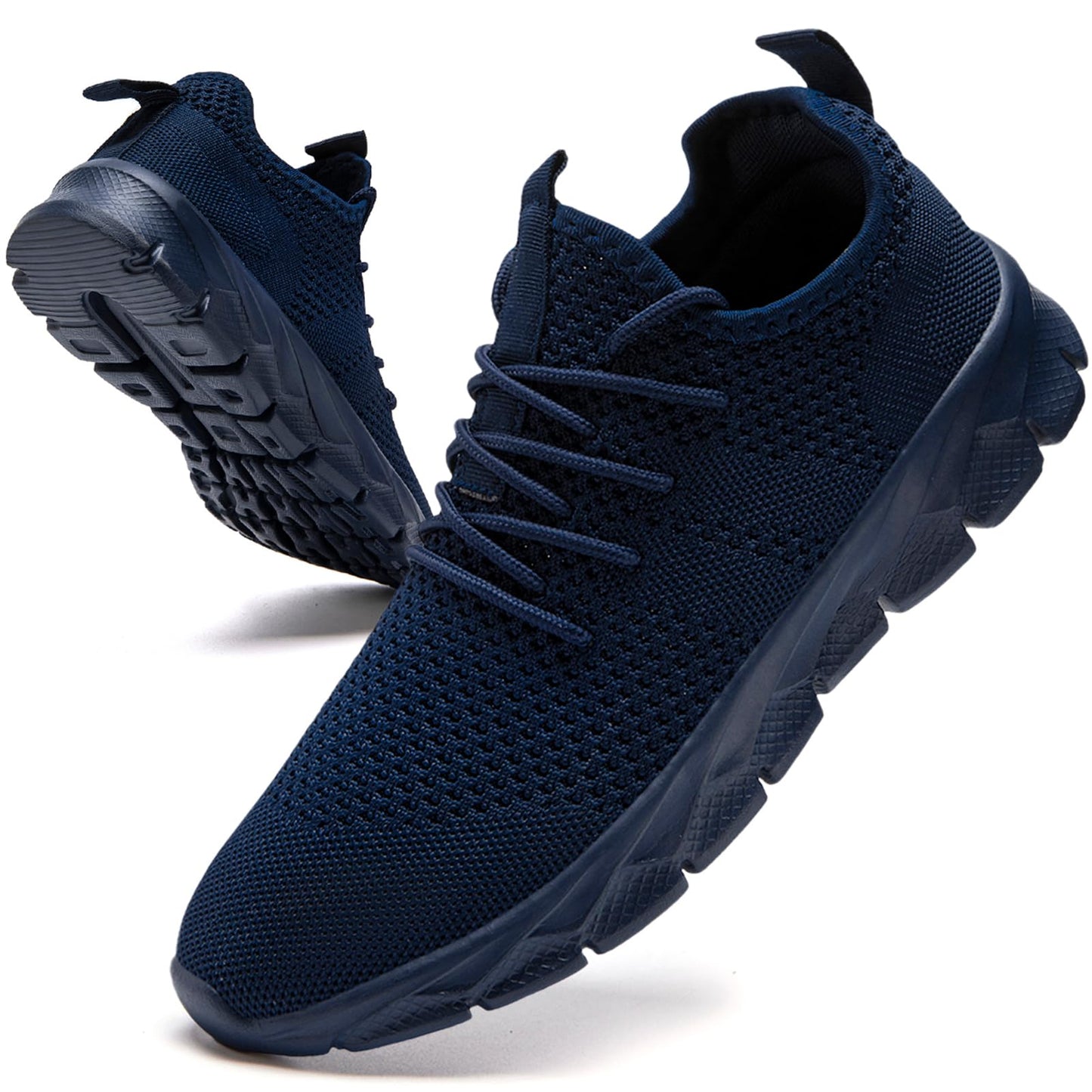 Oltyutc Mens Trainers Running Walking Mesh Slip On Shoes Lightweight Comfortable Badminton Gym Tennis Sneakers Athletic