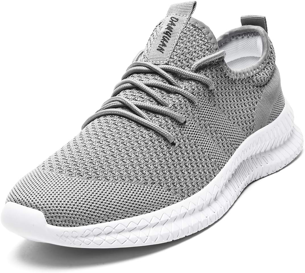 Tvtaop Mens Trainers Running Walking Shoes Fashion Air Sport Sneakers Outdoor Athletic Gym Fitness Workout Jogging Training