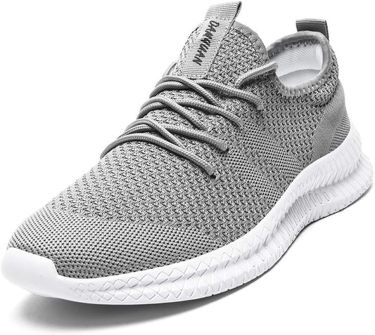 Tvtaop Mens Trainers Running Walking Shoes Fashion Air Sport Sneakers Outdoor Athletic Gym Fitness Workout Jogging Training