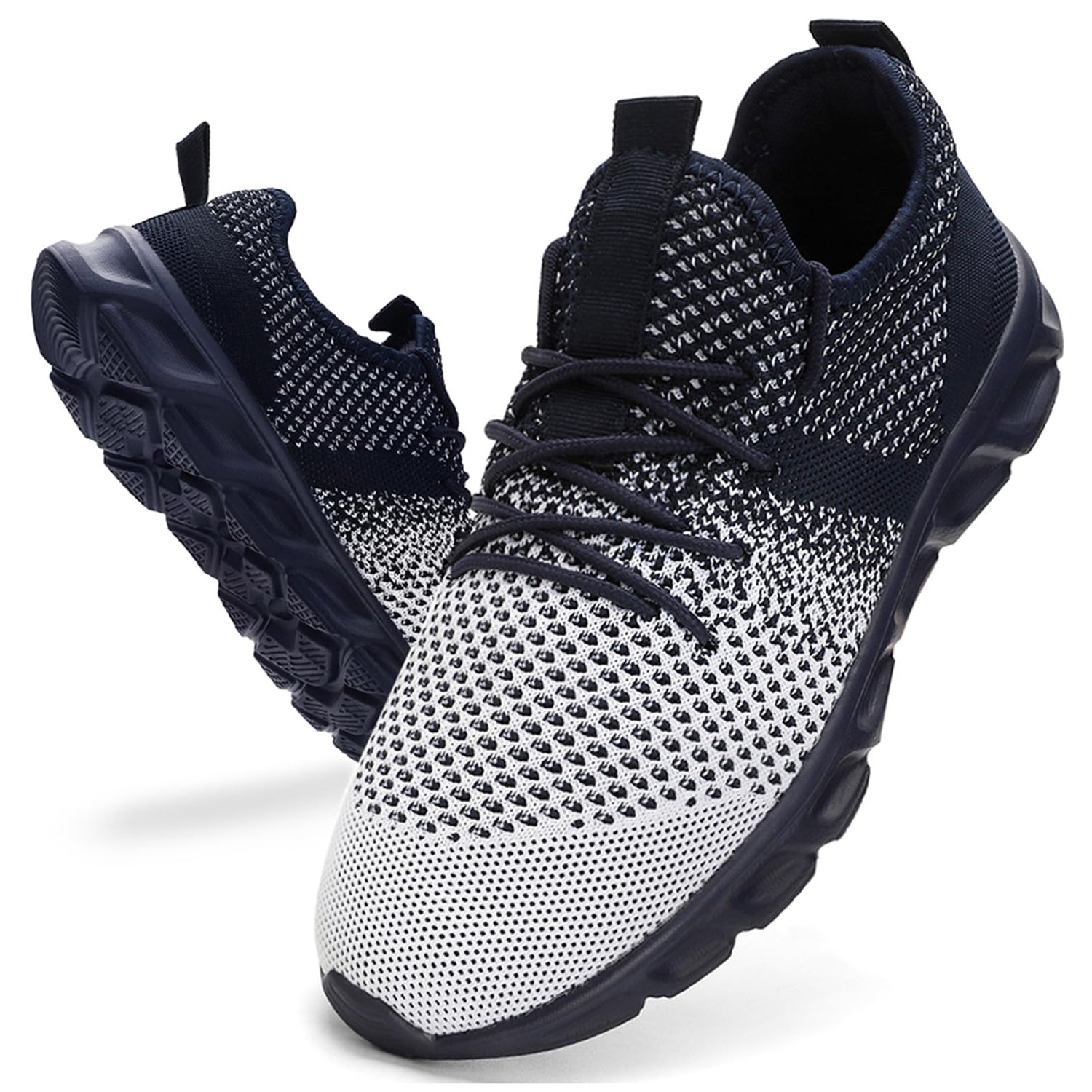 Oltyutc Mens Trainers Running Walking Mesh Slip On Shoes Lightweight Comfortable Badminton Gym Tennis Sneakers Athletic